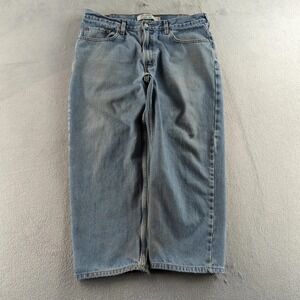 Vintage Levis Relaxed Fit Jeans Mens 36x24 Blue Light Wash Straight Denim Y2K